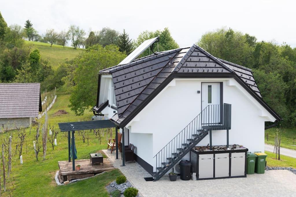 Ferienhaus Vineyard House With Sauna And Jacuzzi For 2 Gorica pri Slivnici